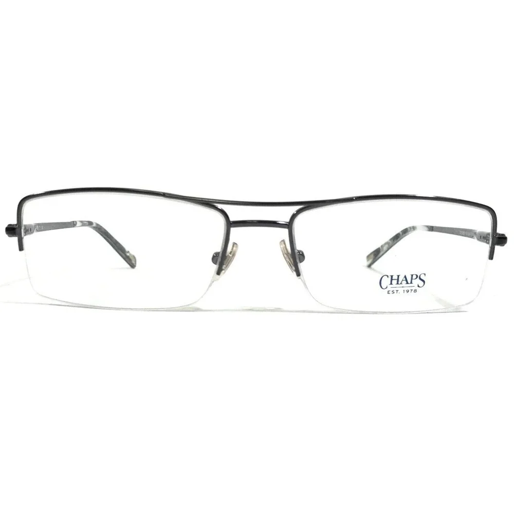 Chaps Eyeglasses Frames CP 2080 103 Gunmetal Grey Rectangular 54-17-140